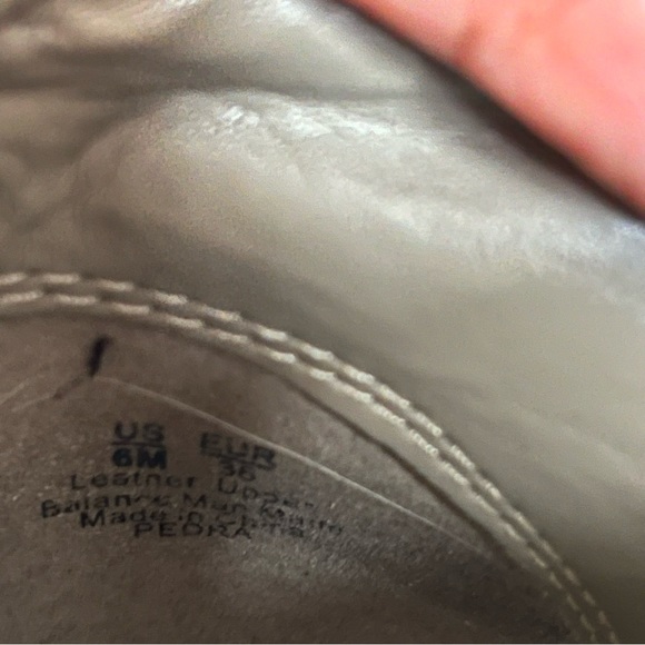 Sam Edelman Pedra Suede Booties Gray Cream Taupe Ankle Boots Size 6 - Picture 14 of 15